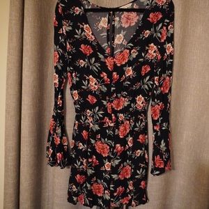 long sleeve romper flared sleeves in good condition worn a handful of times
